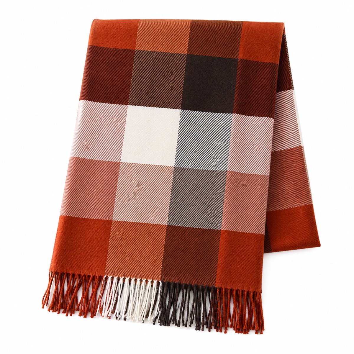 Bobypet Plaid - Bank deken -130*150cm - Herfst decoratie - Retro Vintage - Zacht - Rood geruit - Alle seizoenen - Voor banken,fauteuils,Picknick,Strand,Camping