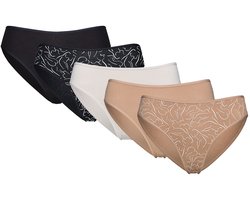 Esotiq Mia-Mia - Damesslips - 5-pack - Katoen - Kleurenmix - Maat S
