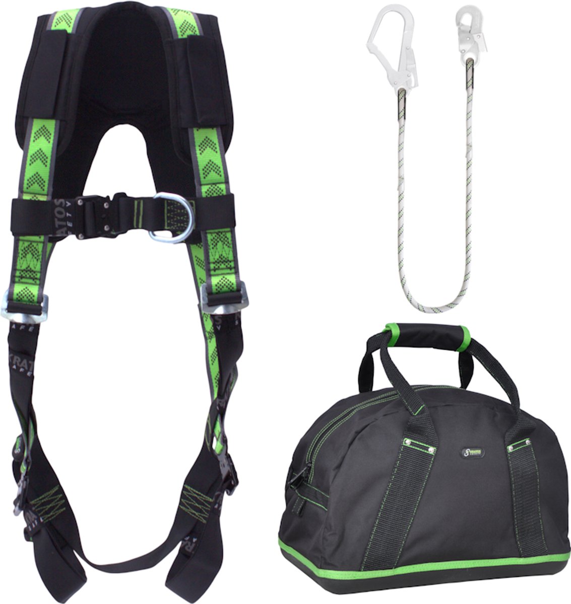 Kratos Complete set valbeveiliging Standaard-Plus - Weerhoudingslijn 1,5mtr - Maat S-L