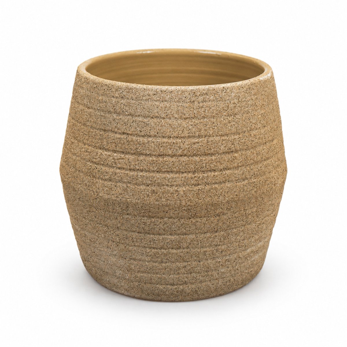 Pot sion d32h30cm zand creme