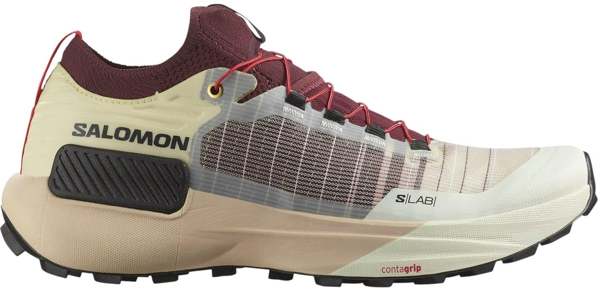 SALOMON S/LAB GENESIS Hardloopschoen Vanille/Donkerbruin/ 40 2/3 Zwart
