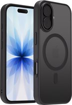 Hoesje - Geschikt voor iPhone 17 - Zwart - Geschikt voor MagSafe - Slank - hoes - Shock proof