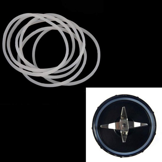 Afdichtring voor blender - Rubberen O-ring - 6 stuks — afbeelding 4