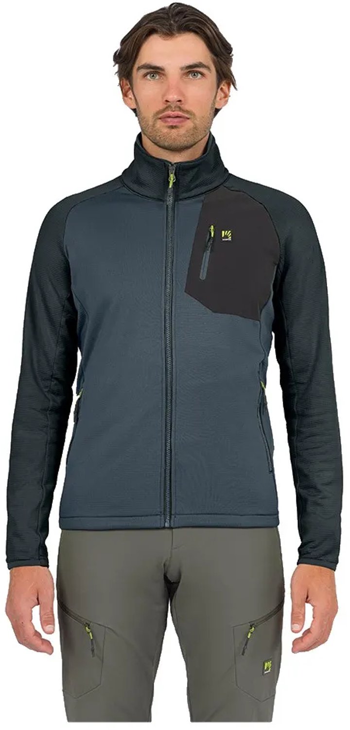 Karpos Odle Evo Fleece Met Volledige Rits Man Grijs