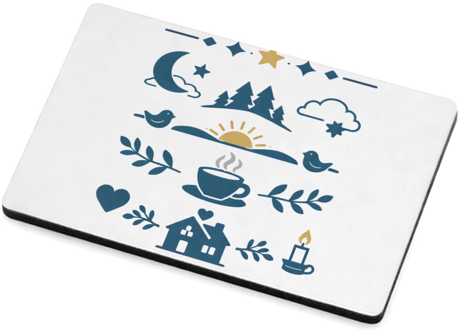 Mr Cadeautjes MDF magnetische fotolijst 7,5 x 5 - design Een onderscheidende waarderingsprint voor een ouderfiguur me | cadeau Wit
