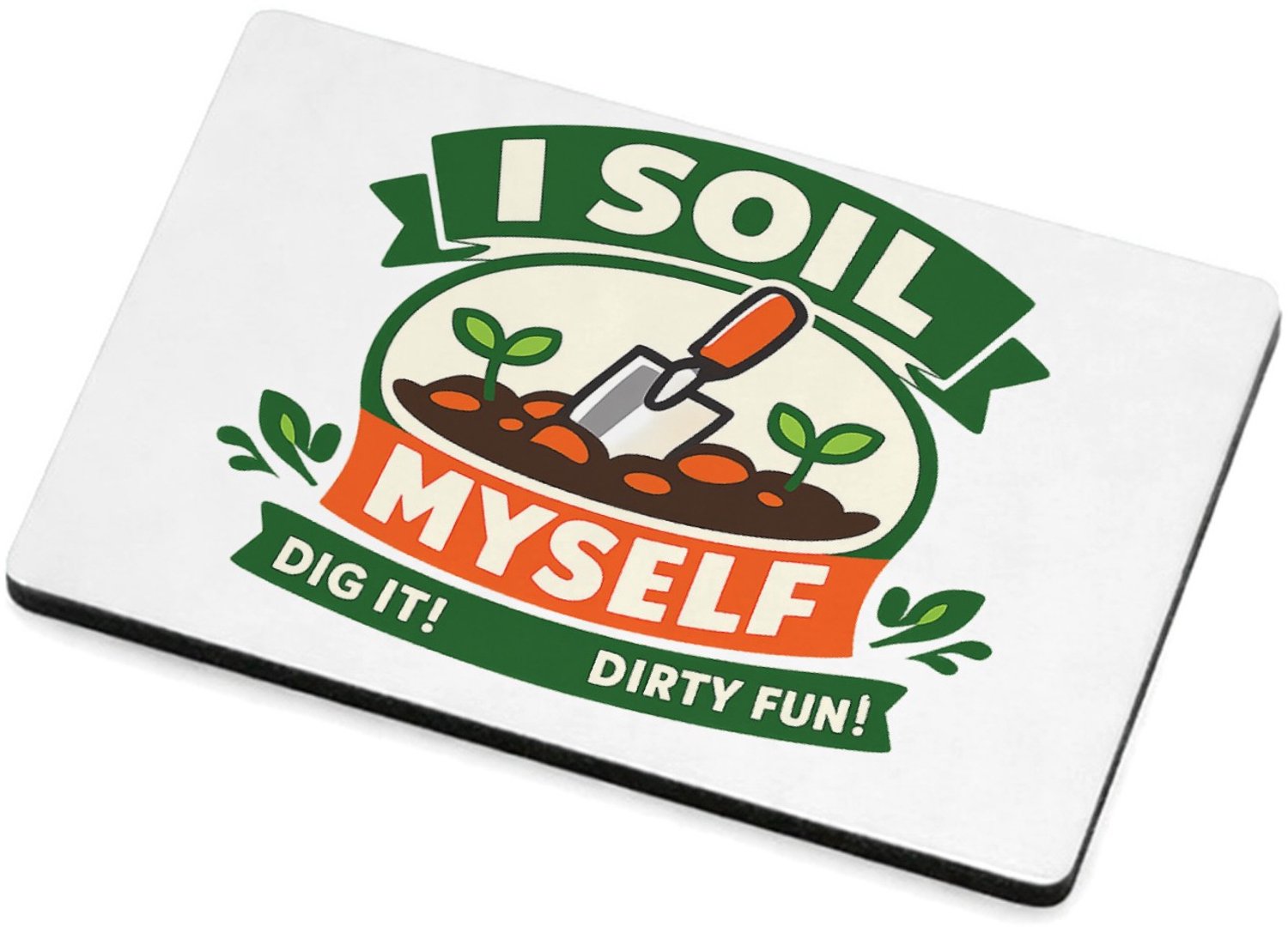 Mr Cadeautjes MDF magnetische fotolijst 7,5 x 5 - design Een grappige cadeauprint rond een tuinier met een speelse wo | cadeau Wit