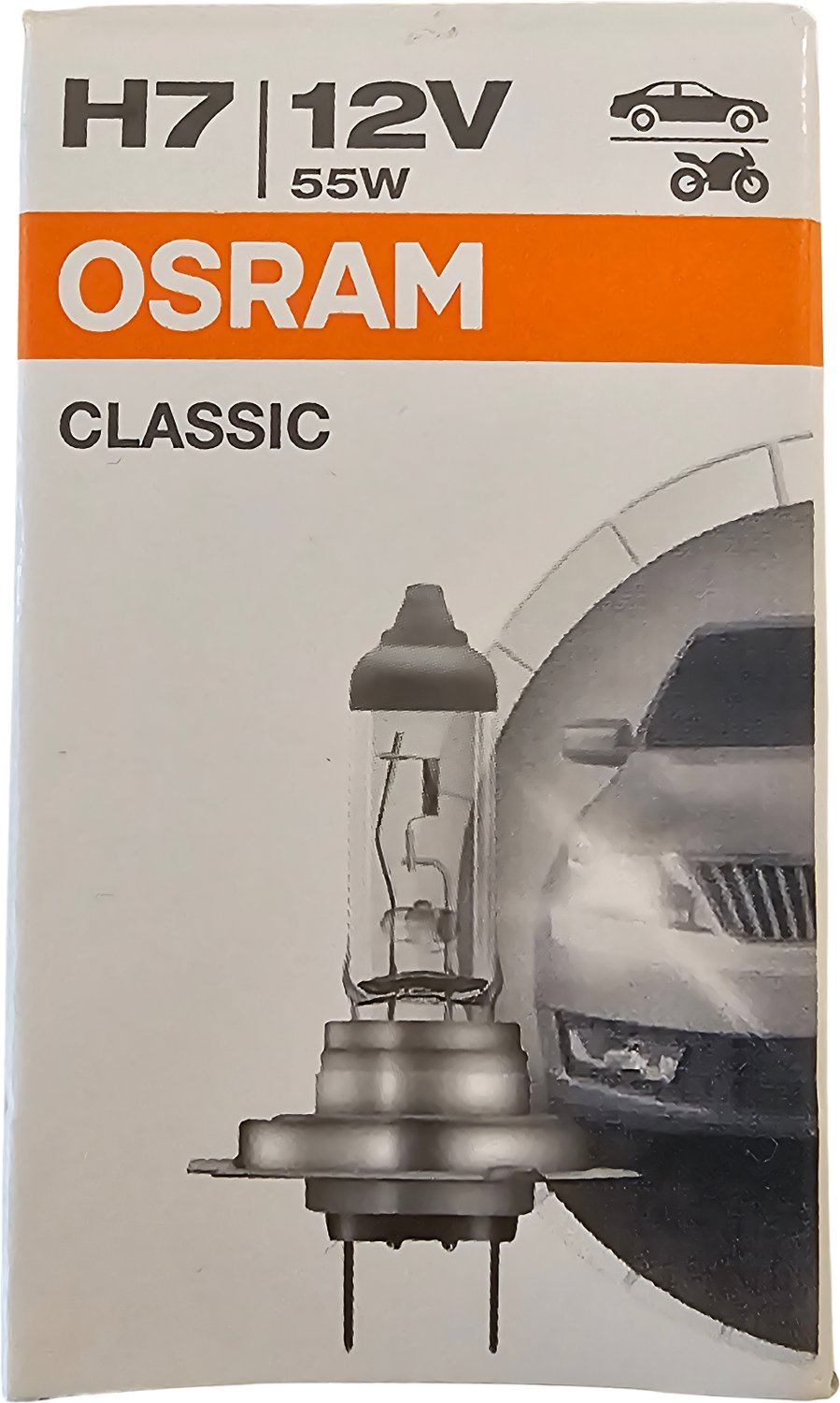 OSRAM CLASSIC H7 Autolampen Set 2 Stuks 12V 55W