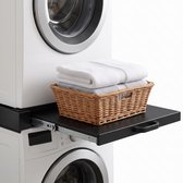 Tussenstuk voor Wasmachine & Droger - Extra stevig - Stapelkit - Met uitschuifbare plank - Universeel - Droogkast - Meubel - Skoov