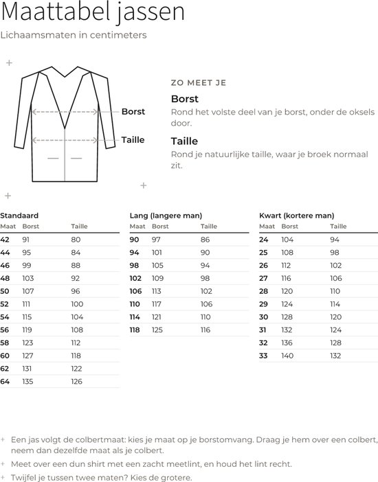 GENTS - Coat windvanger - Polyblend - Zwart - Maat 50/50