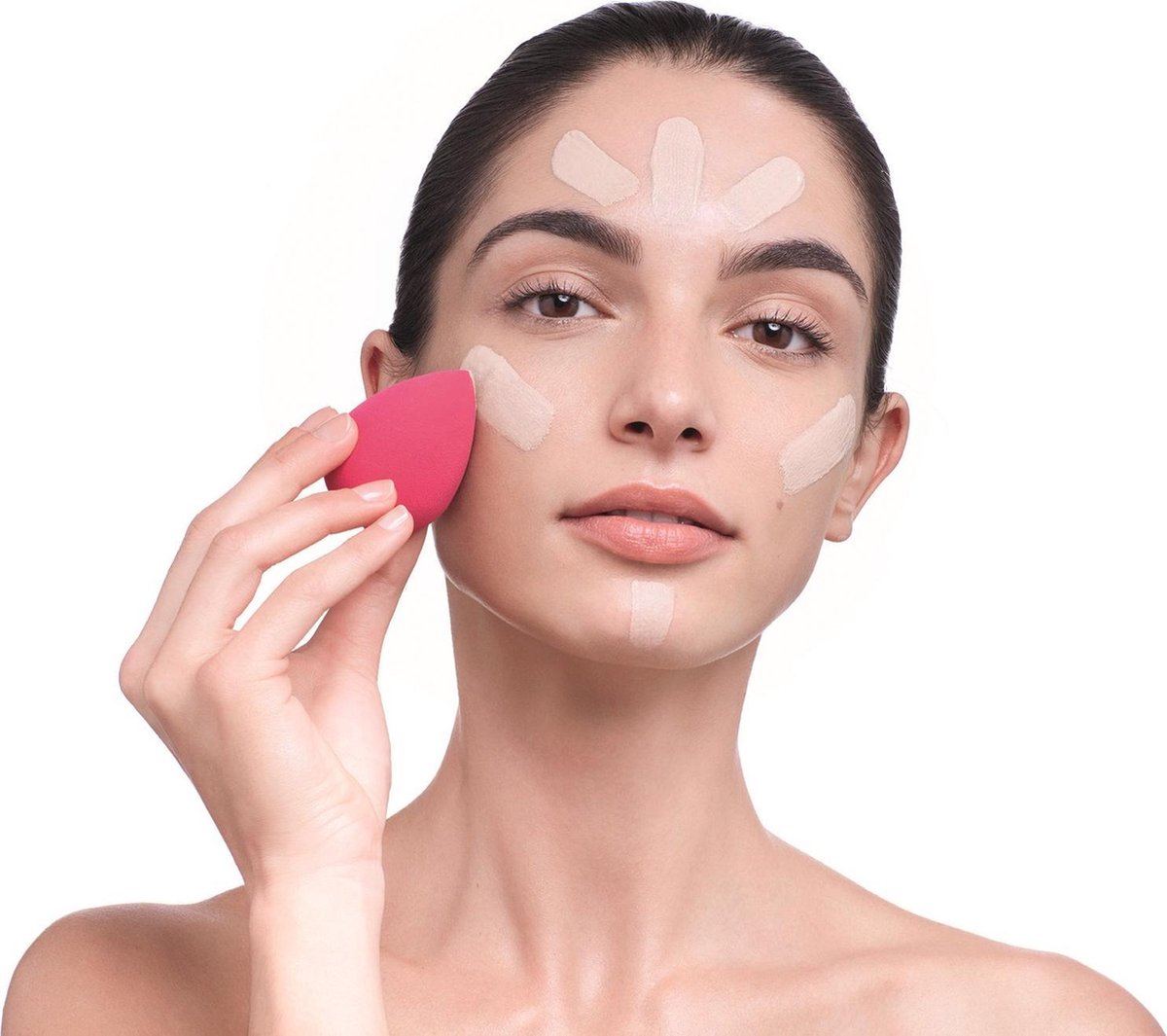 Flesje Bourjois Always Fabulous foundation 125 Ivory met rosé gouden dop.