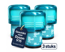 Brosendaal Filter geschikt voor Dyson V15 - Voor alle V15 modellen - SV22 | SV47 - Wasbaar en Herbruikbaar - 3 stuks