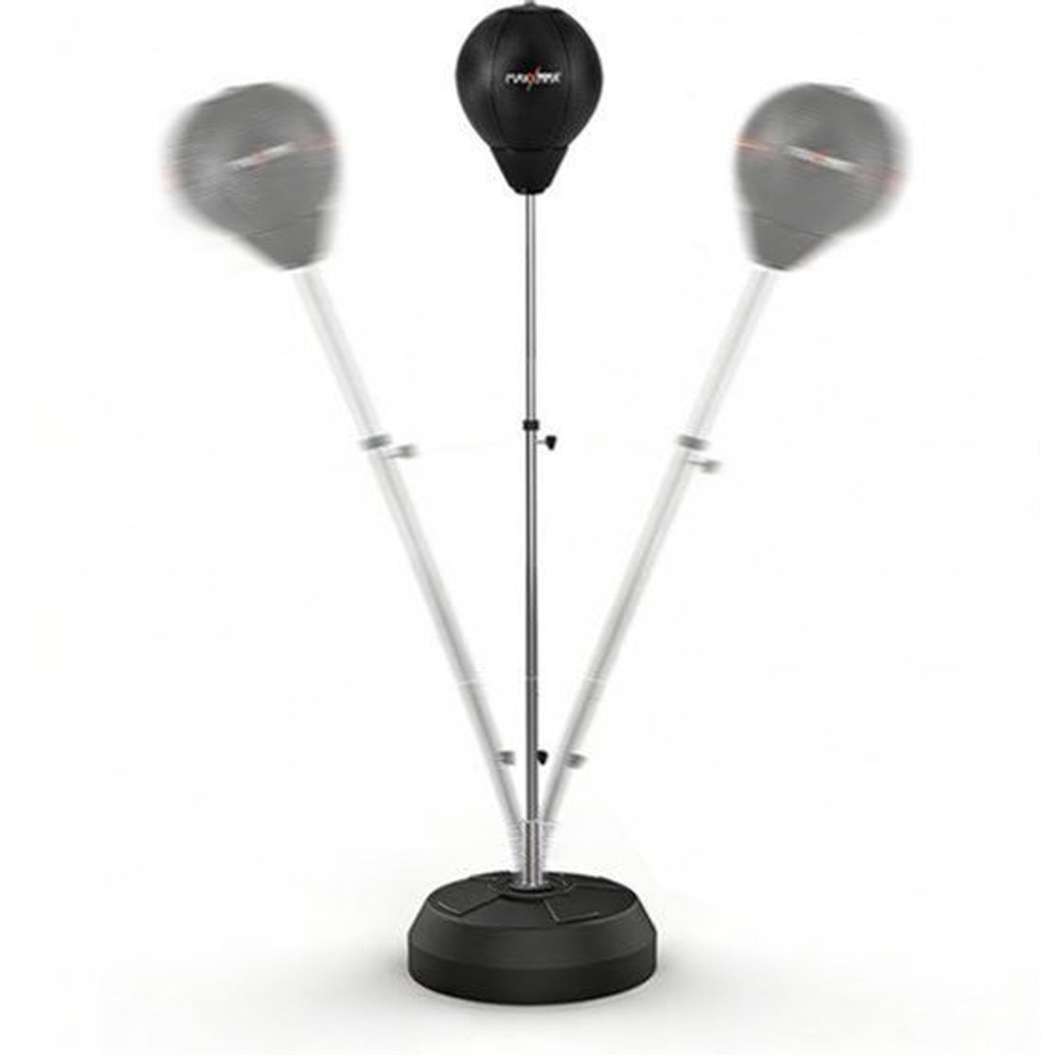 Vrijstaande Boksbal Reflextas - Verstelbare Snelheid - 45 cm Breedte - PVC Leer - Boksen Kickboksen MMA - Trainingsapparaat