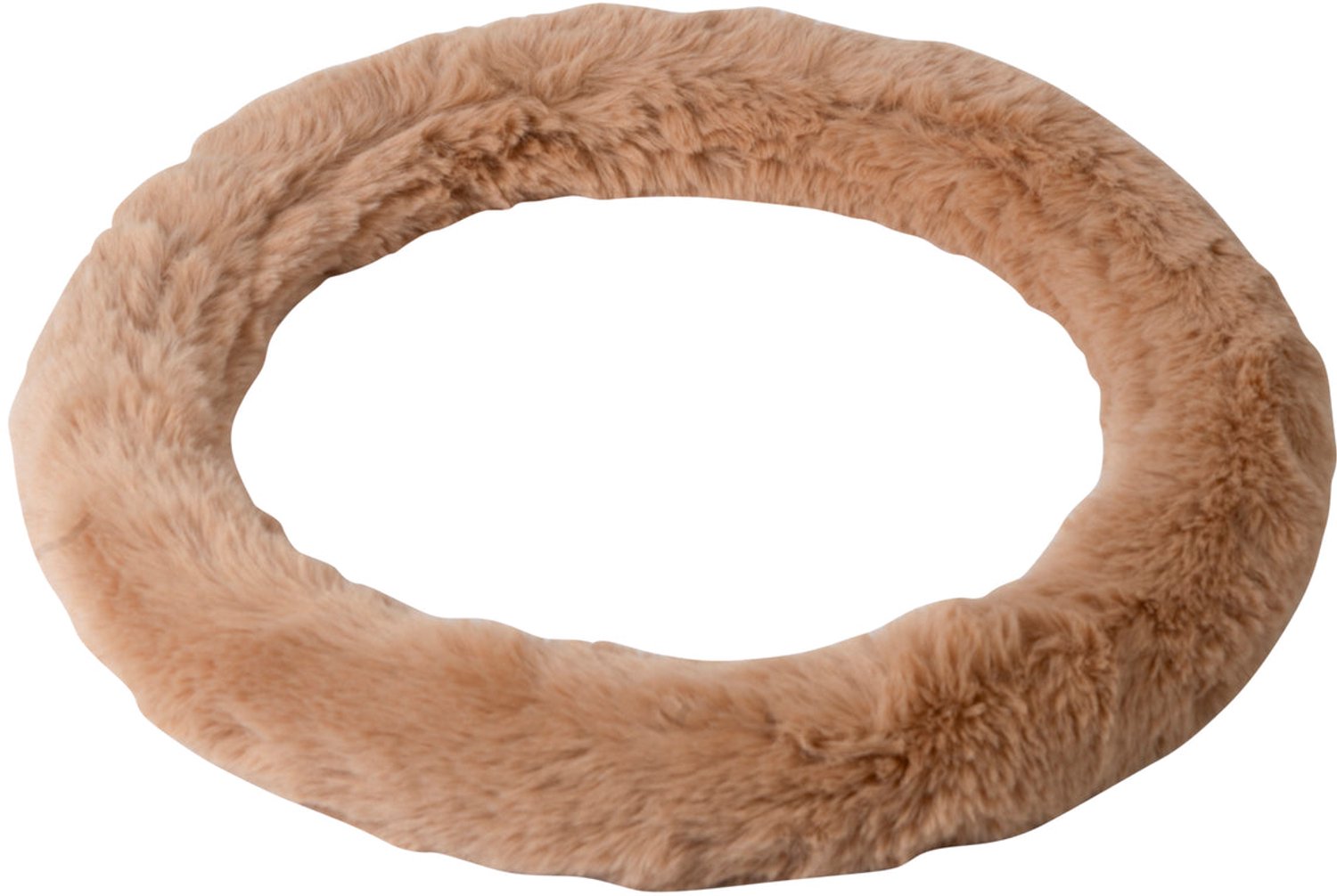 Stuurhoes Beige - Zachte Vacht - Universele pasvorm - Stuurwielhoes
