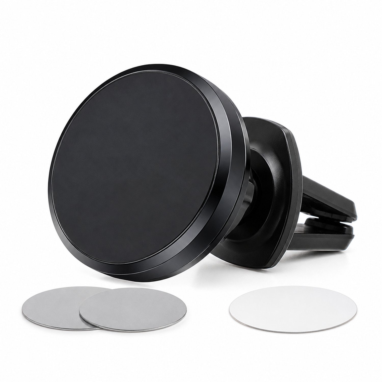 telefoonhouders auto - Magnetische telefoonhouder voor het stuur - Zelfklevend, aluminiumlegering