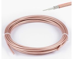 RG316 Kabel 5M - Bruin - Laag verlies - Voor RF-toepassingen - m-winkel