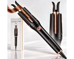 Sansbeauté Automatische Krultang - Keramische Haarkruller - Haarkrultang - Hair Curler - Haarstyler - Wavy Hair - Curling Iron - Krulborstel Roterend - Golvenkrultang - Wave Krultang