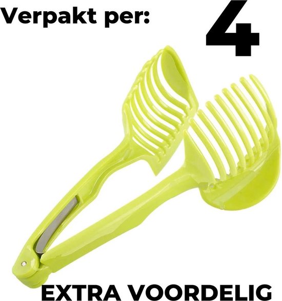 Tomatensnijder, roestvrij staal, multifunctionele handheld