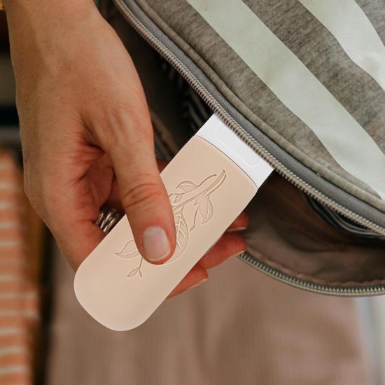 4 stuks - reisflesjes van 90 ml van siliconen, met deksel, lichtgewicht en ruimtebesparend, geschikt voor het meenemen van douchegel, shampoo en cosmetische crèmes, siliconen navulflesjes — afbeelding 4