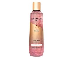 Sanctuary Spa Lily and Rose Body Wash for Women No Mineral Oil Vegan Shower Gel 250ml