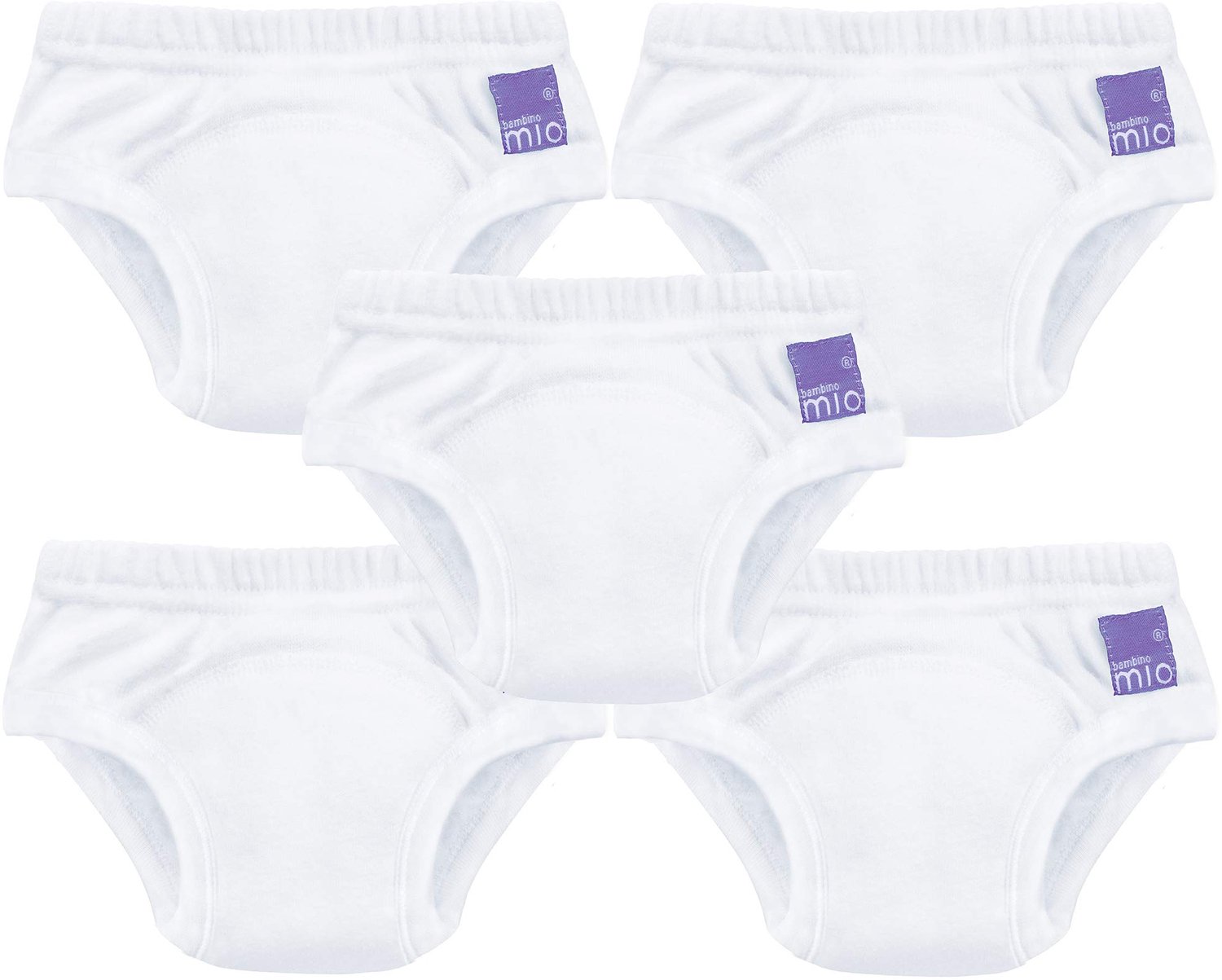 Herbruikbare Potty Training Broekjes - Unisex Kinderen - Witte Set van 5