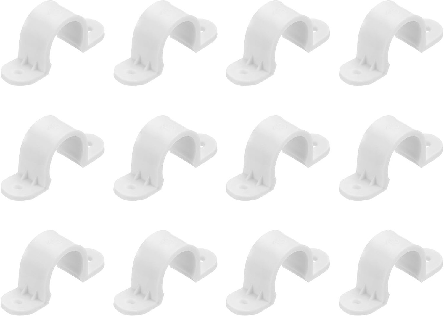 Set van 12 PVC Slangklemmen voor Bevestiging van Buizen