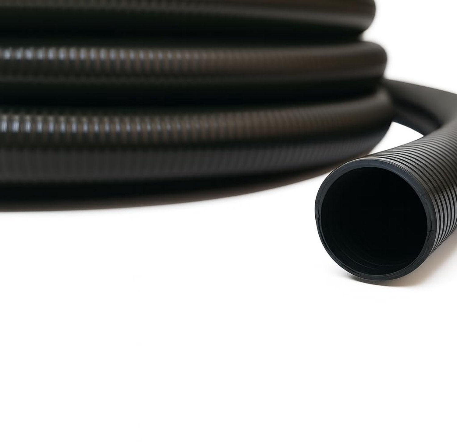 Vijverslang Spiraalslang Zwart 40 mm 10 Meter Professionele Kwaliteit