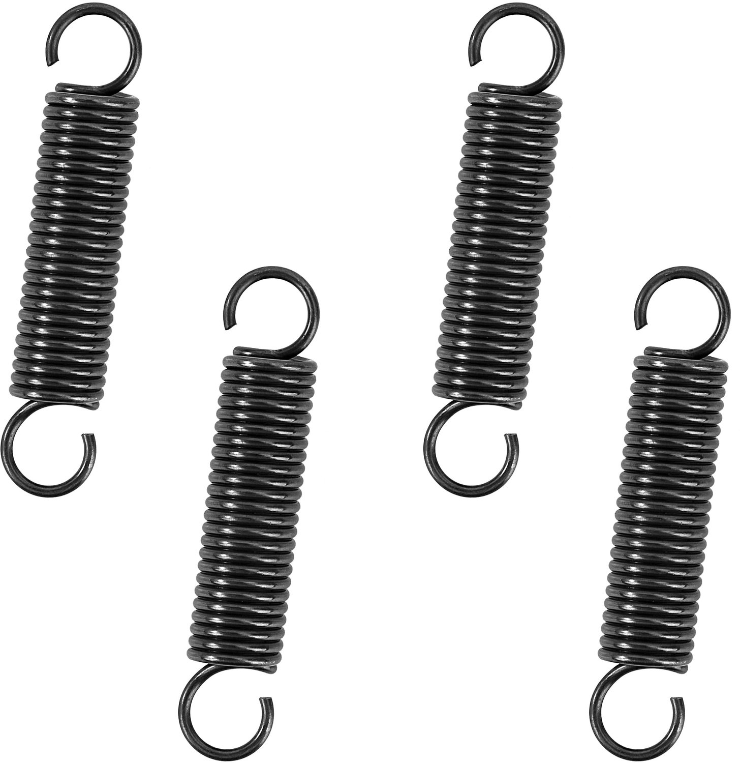 Set van 10 Tensionspringen met Haak 60mm en 12mm Diameter
