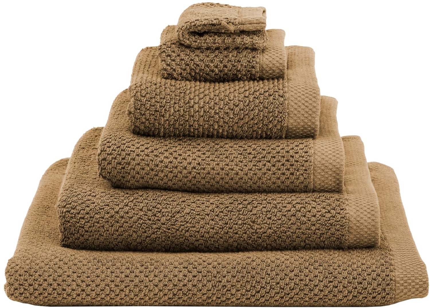 Badhanddoek Grant - Cognac Bruin 70 x 140 cm
