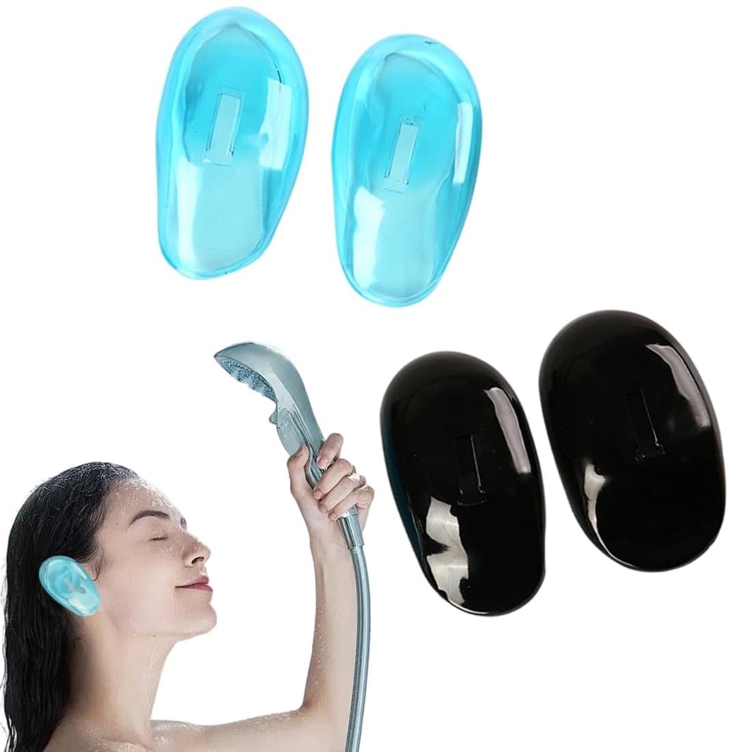 Silicone Oorkappen voor Haarverf en Douche