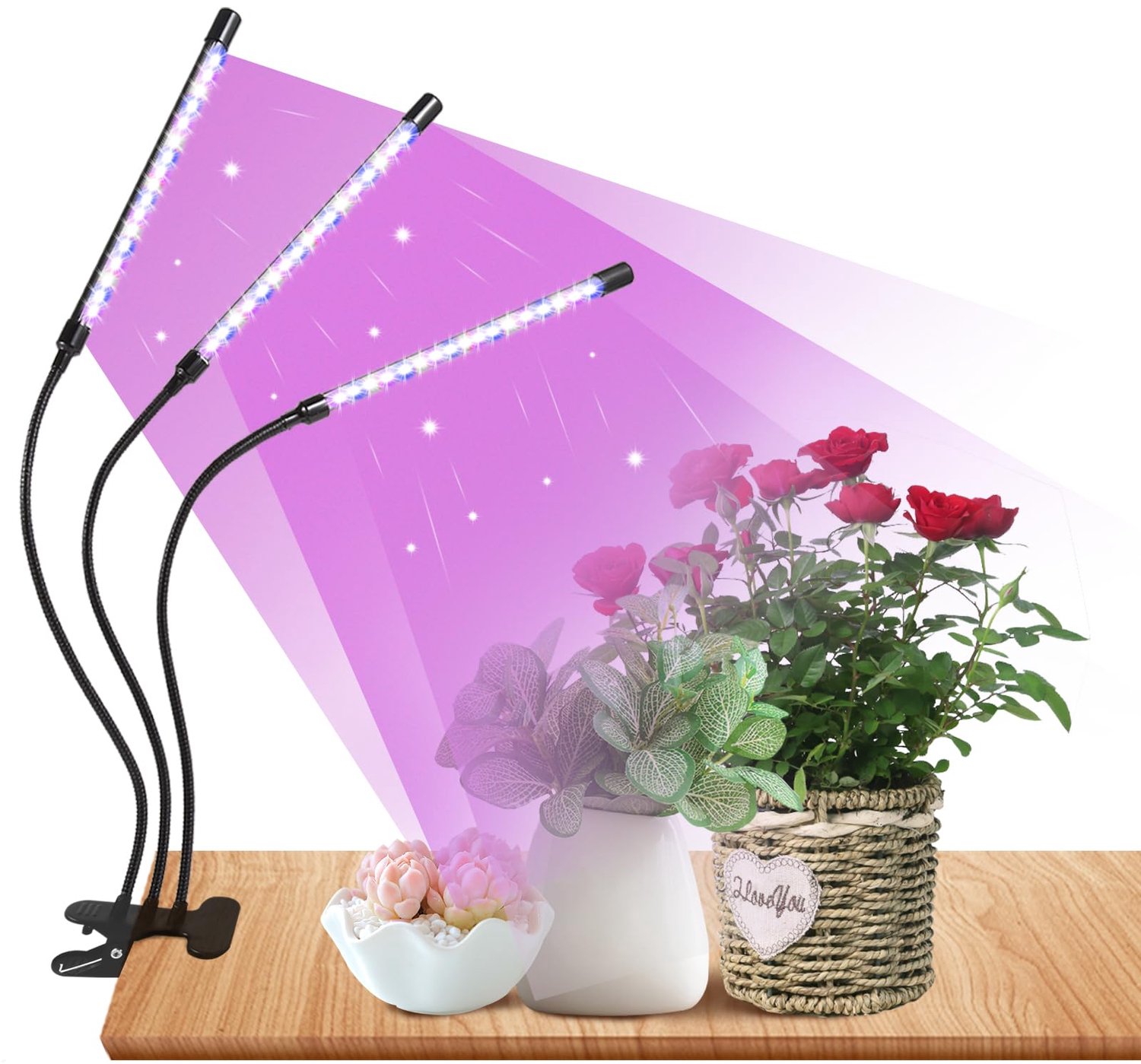 Vollspectrum LED Plantenlamp met Timer en Dimmer