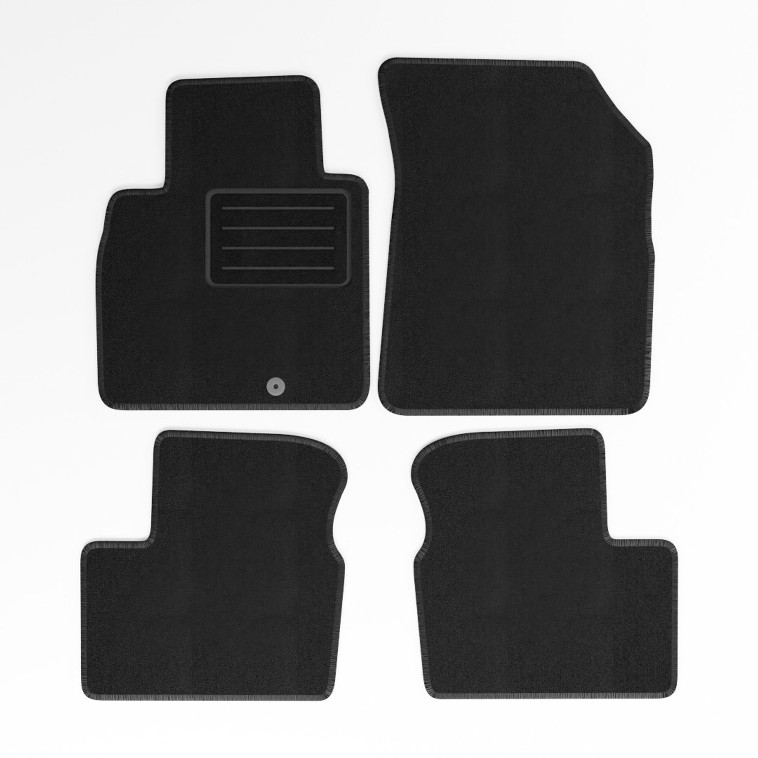 Mats4all | Naaldvilt automatten passend voor Nissan Micra K13 2011-2017 | Antislip | Met versterking | 4-delig | Automatten | Mattenset
