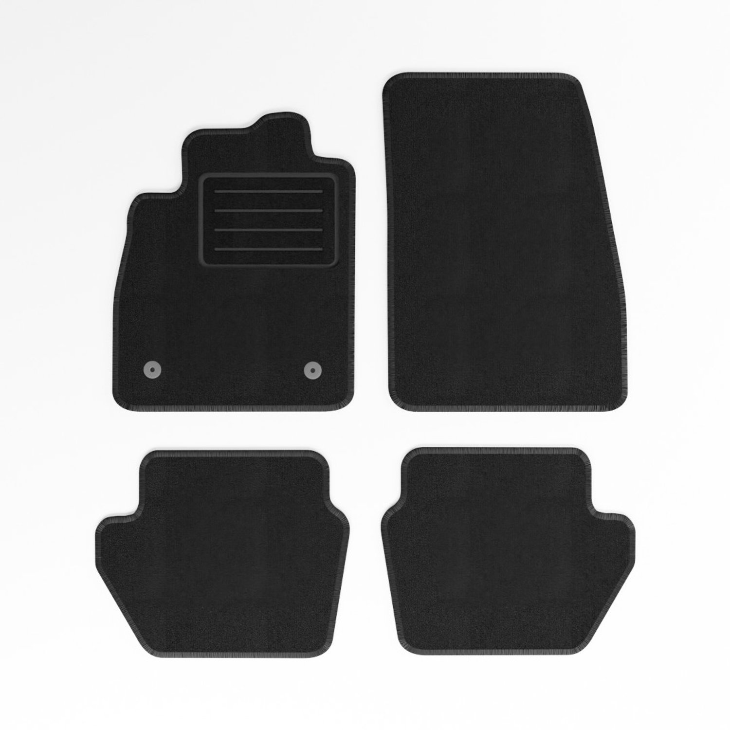 Mats4all | Naaldvilt automatten passend voor Ford Puma 2020-> | Antislip | Met versterking | 4-delig | Automatten | Mattenset