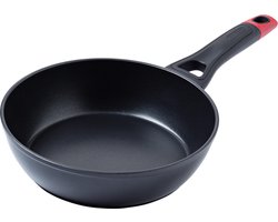 Poêle Wok Pyrex Optima - Aluminium - Ø24 cm - Noir