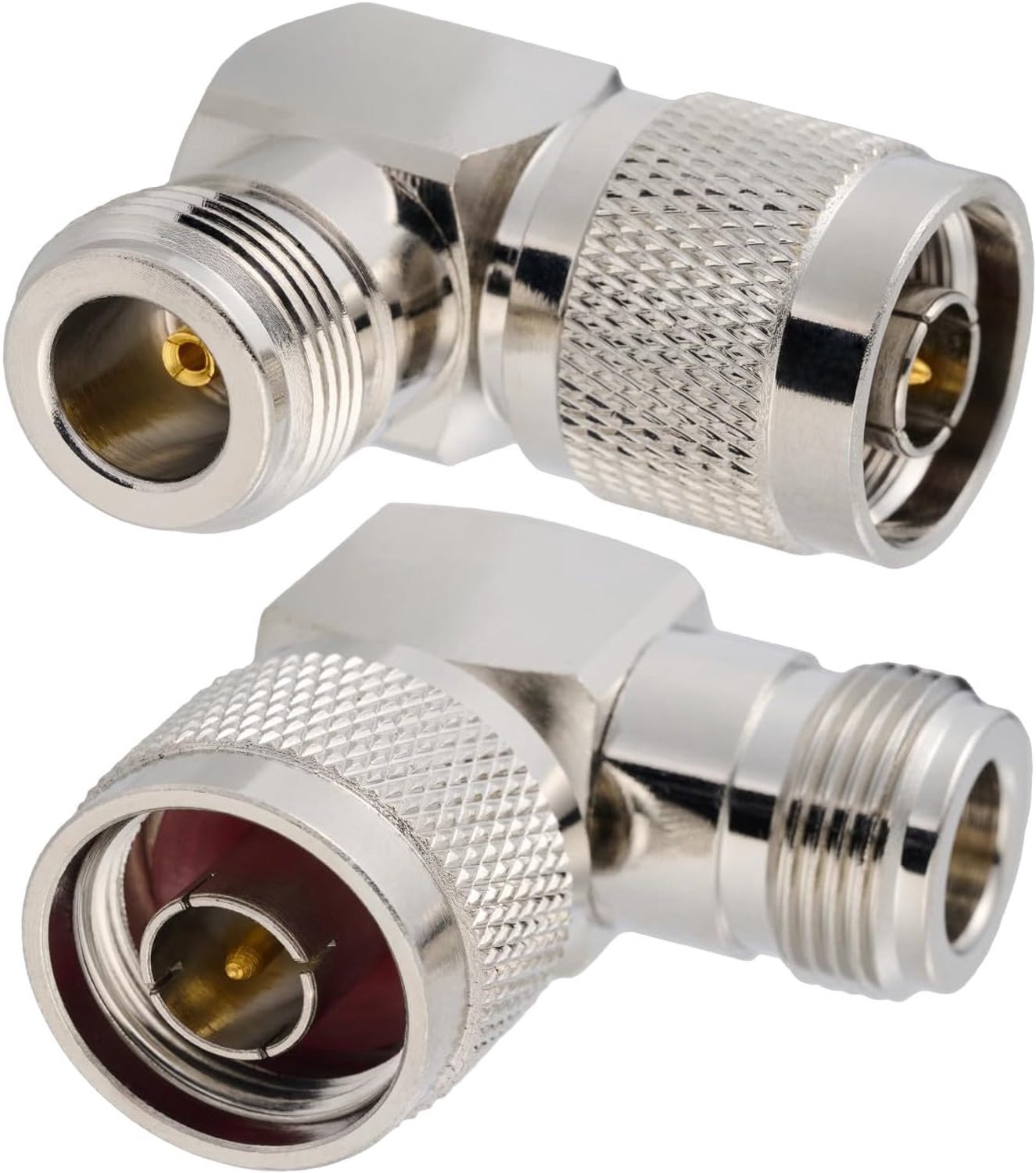 N Connector Adapter 2 Stukken - Mannelijke naar Vrouwelijke - 50 Ohm - Geschikt voor CB Radio en WiFi Antenne - ServiceTopper