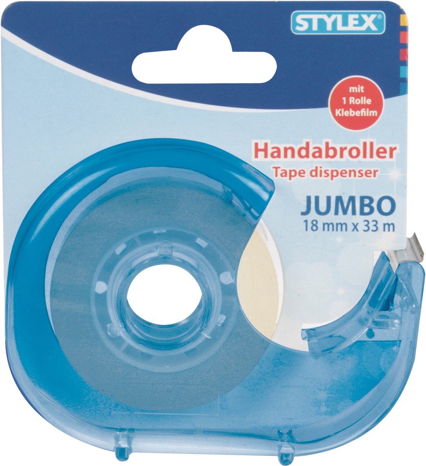 Hechtape met Dispenser - 18mm x 3m