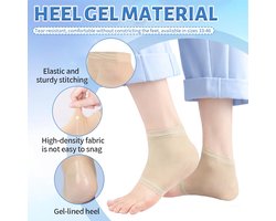 Gel Heel Pads Set van 4 voor Hielspoor en Plantar Fasciitis