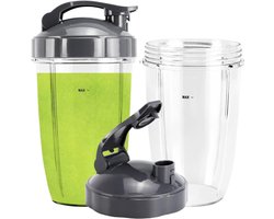 Blender Vervangende Bekers 24oz voor NutriBullet Pro 900w/600w - 2 Pack
