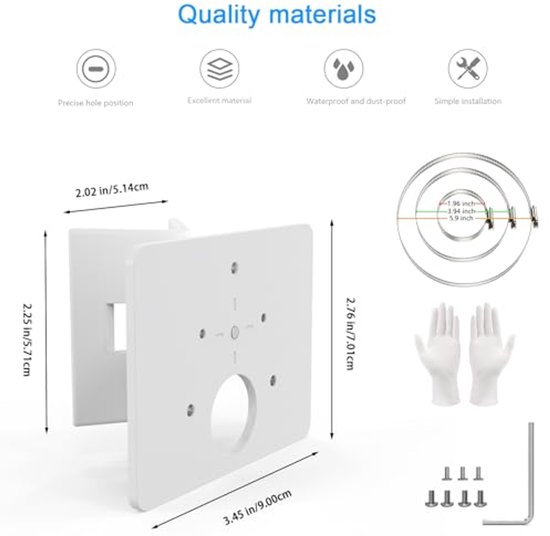 Houder voor Eufy Security eufyCam S4 - Verstelbare Mast voor Bullet Camera E40 — afbeelding 2