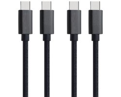 2 stuks OneOne 1,0m oplaadkabel. Sterke USB C naar C kabel. Stevig laadkabel snoer past op Universeel Jabra, Medion, Nikon, OnePlus, Panasonic, RICOH, Pocketbook, Rollei, Sennheiser, Sigma, SKULLCANDY, Ulefone, Fresh n rebel, House of Marley, JVC