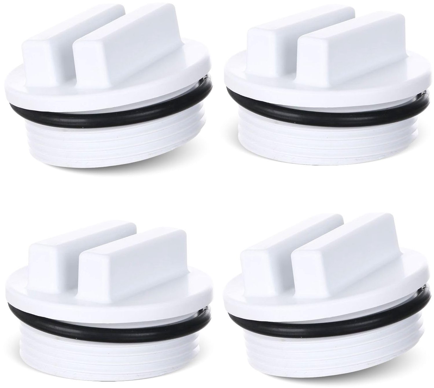 4 Stuks 1.5 Inch Buisdop O Ring voor Zwembad