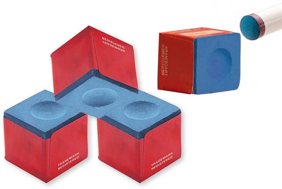 Set van 12 Billiard Chalk voor Snooker en Pool — afbeelding 2