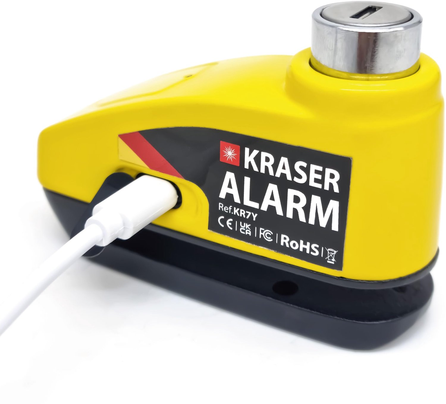 Oplaadbare Alarm Schijfslot voor Motorfiets