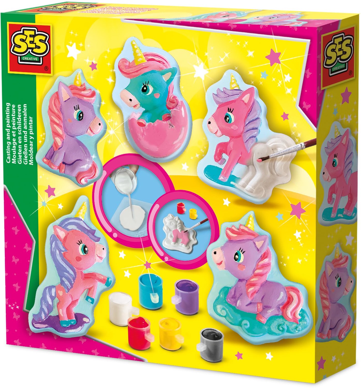 Gieten en Schilderen Baby Eenhoorns Set