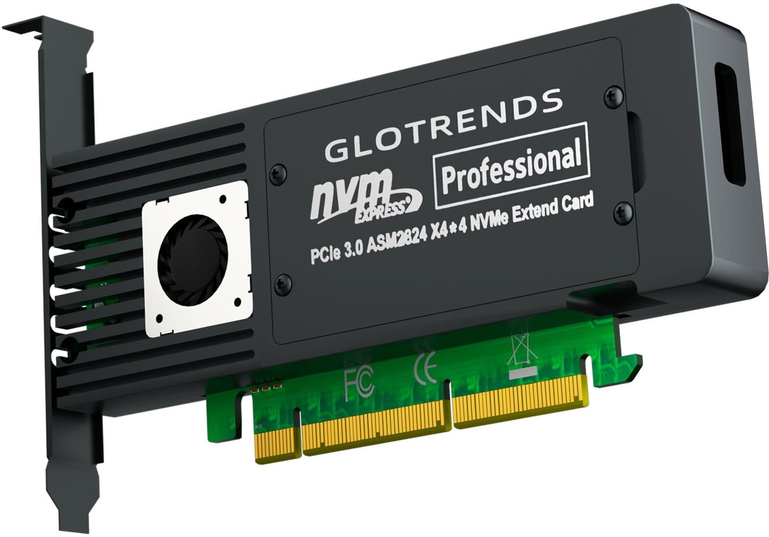 M.2 NVMe naar PCIe 3.0 X8 Adapter voor RAID Configuratie
