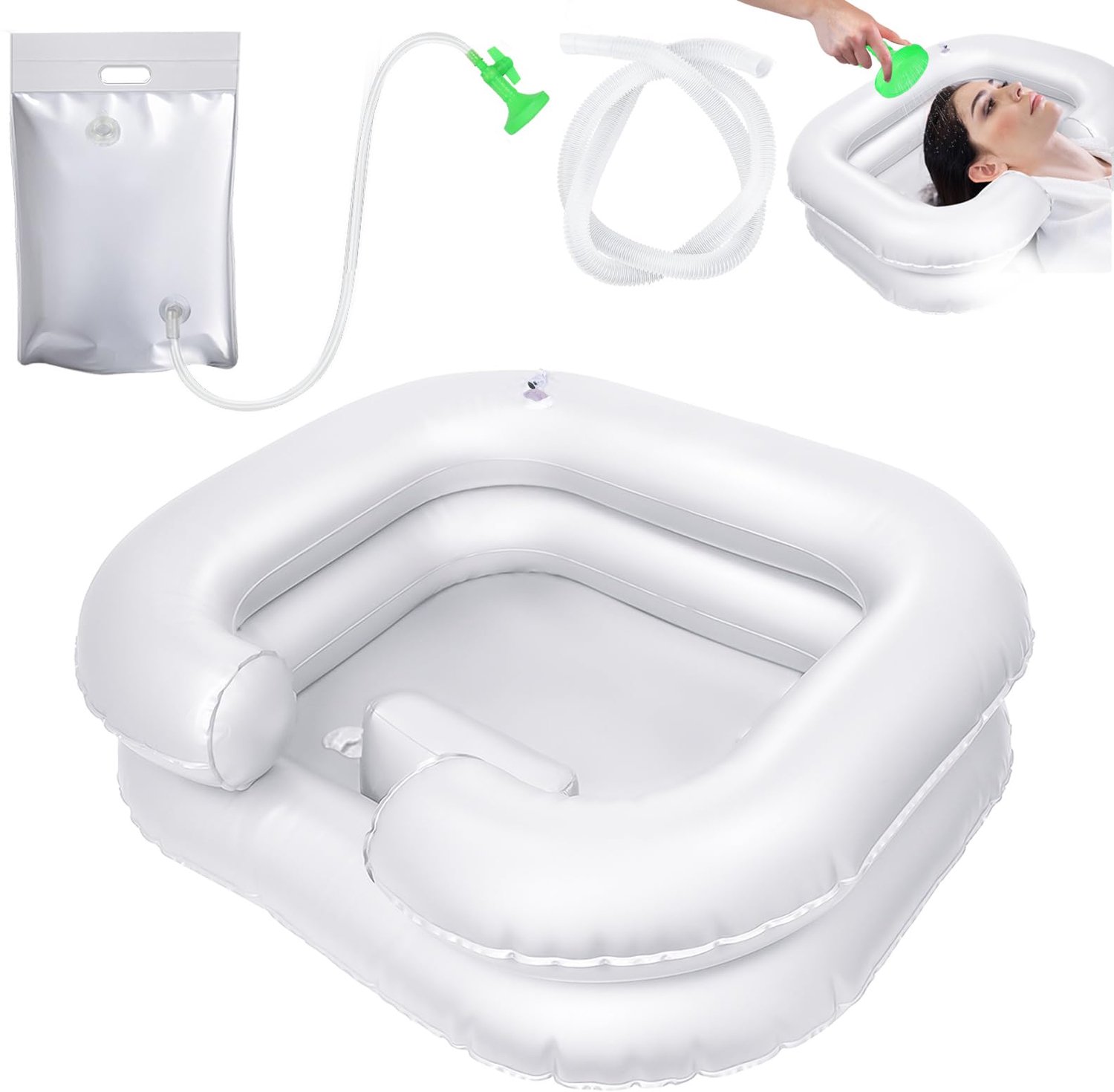 Inflatable Shampoo Wash Basin voor Thuisgebruik