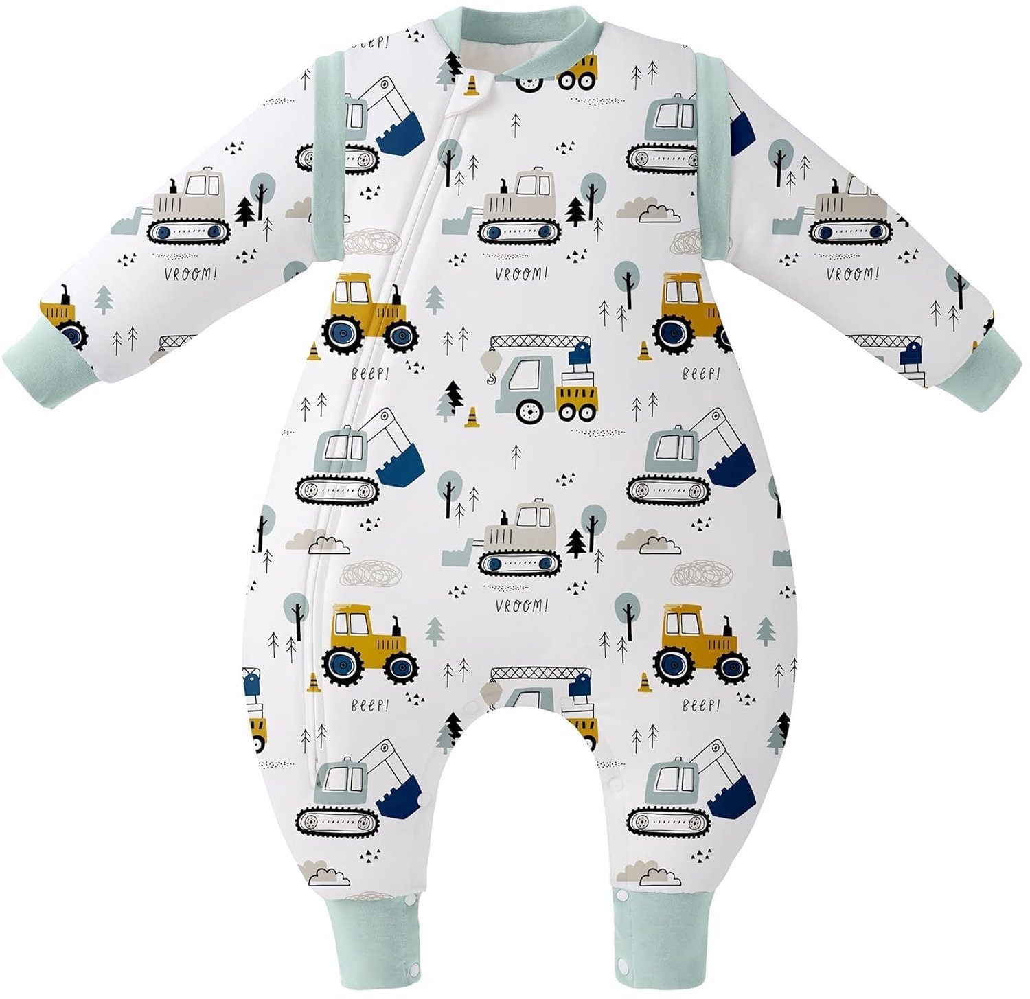 Babyslaapzak met Voeten en Afneembare Mouwen, 2,5 TOG