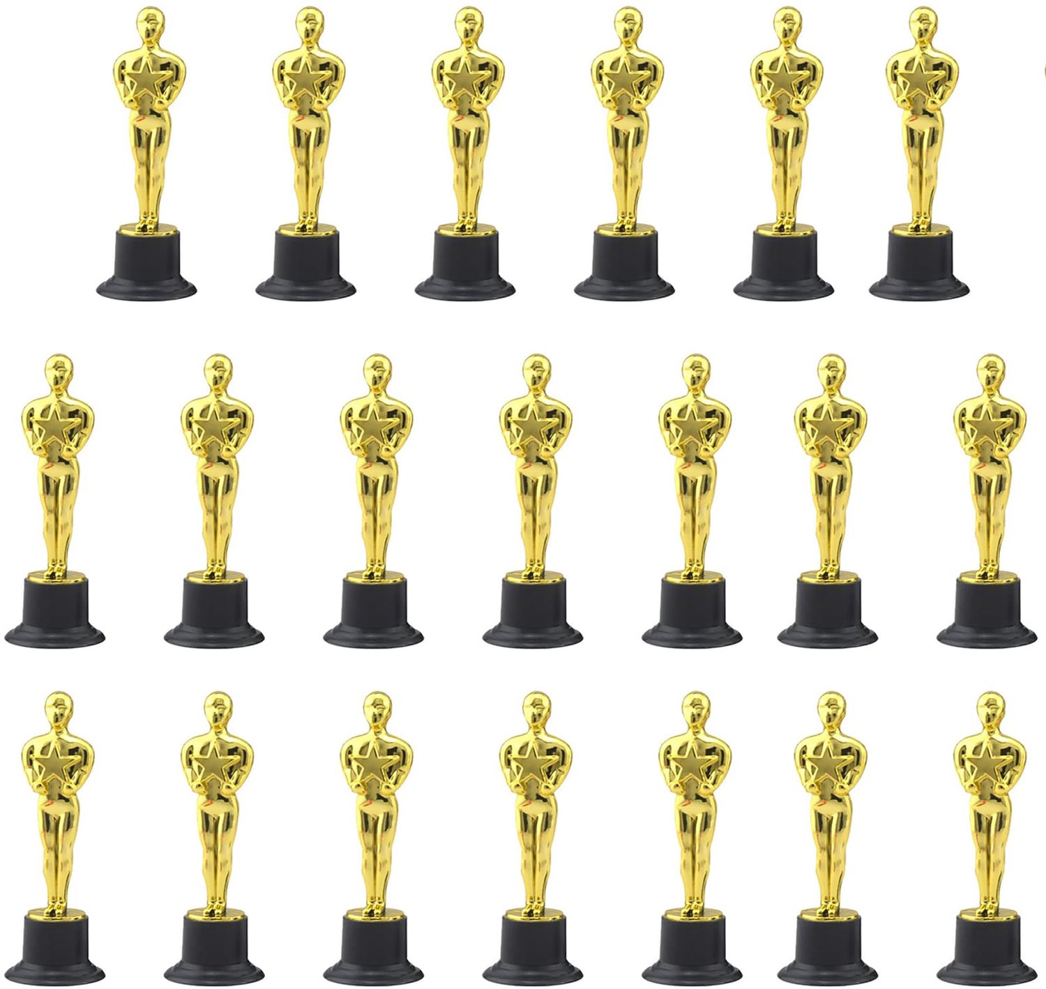 Set van 20 Gouden Trofeeën voor Prijsceremonies en Feesten