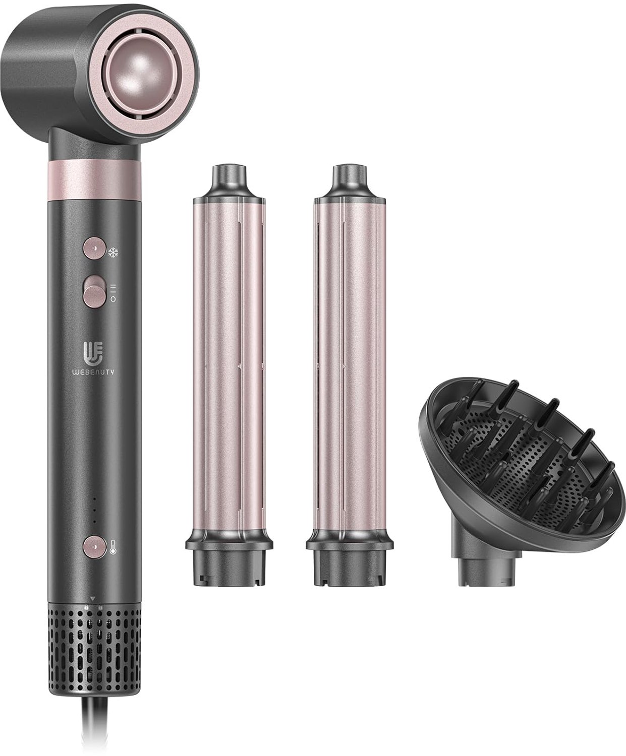 Multifunctionele Haarstyler met Borstel