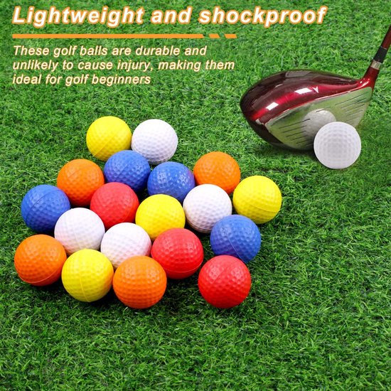 Set van 26 Schuimstof Golfballen voor Training — afbeelding 4