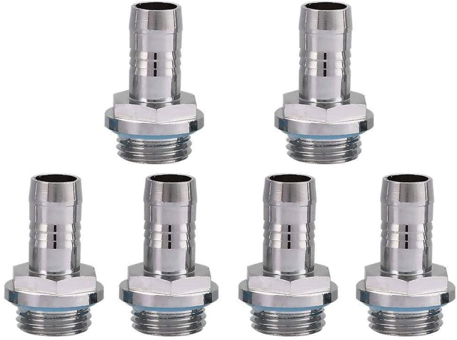 Barb Fitting Adapter - Water Cooling System - 11mm - Computer Koeling - Koppelstukken - Geschikt voor PC - Formaat 11mm